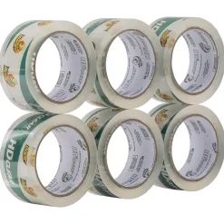 Duck HD Clear Heavy Duty Packing Tape, 1.88" x 54.6 yds., Clear, 6/Pack (441962/7295)* Packing Tape