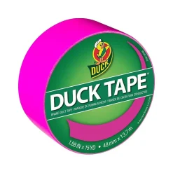 Duck Heavy Duty Duct Tapes, 1.88" x 20 Yds./1.88" x 15 Yds., Aqua/Dove Gray/Fluorescent Lilac, 3 Rolls/Pack (LAG-STP)* Duct Tape