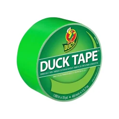 Duck Heavy Duty Duct Tape, 1.88" x 15 Yds., Neon Green (1265018)* Duct Tape