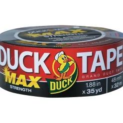 Duck Max General Purpose Duct Tape, 1.88" x 35 Yds, Black (240867)* Duct Tape