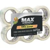 Duck Max Strength Heavy-Duty Packing Tape, 1.88" x 54.6 yds., Clear, 6/Pack (241513)* Packing Tape