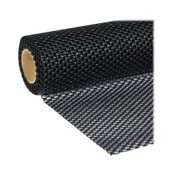 Clearance Super Grip EasyLiner with Clorox Plastic Shelf Liner, 20", Black (284150) Shelving