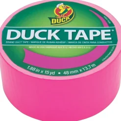 Duck Tape® Brand Duct Tape, Funky Flamingo X-Factor™, 1.88" x 15 Yards* Duct Tape
