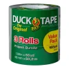 Duck Tape The Original Duct Tape, 1.88" x 55 yds., Silver, 3 Pack (241640)* Duct Tape