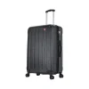 DUKAP Intely 28" Hardside Suitcase, 4-Wheeled Spinner, TSA Checkpoint Friendly, Black (DKINT00M-BLK)
