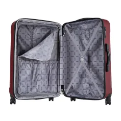 DUKAP Intely 2-Piece Hardside Spinner Luggage Set, TSA Checkpoint Friendly, (DKINT0SM-WIN)