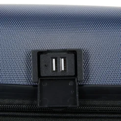 DUKAP Intely 2-Piece Hardside Spinner Luggage Set, TSA Checkpoint Friendly, (DKINT0SM-BLU)