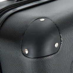 DUKAP Intely 2-Piece Hardside Spinner Luggage Set, TSA Checkpoint Friendly, (DKINT0SM-BLK)