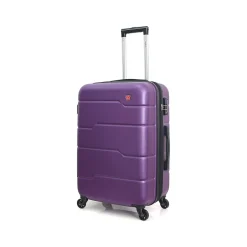 DUKAP Rodez 20" Hardside Carry-On Suitcase, 4-Wheeled Spinner, TSA Checkpoint Friendly, (DKROD00S-PUR)