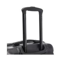 DUKAP Sense 3-Piece Hardside Spinner Luggage Set, (DKSENSML-BLK)