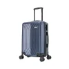 DUKAP Stratos 20" Hardside Carry-On Suitcase, 4-Wheeled Spinner, TSA Checkpoint Friendly, Blue (DKSTR00S-BLU)