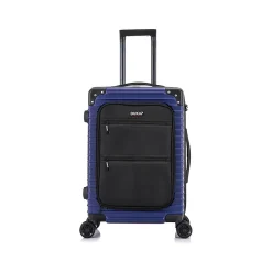 DUKAP Tour 20" Hardside Carry-On Suitcase, 4-Wheeled Spinner, TSA Checkpoint Friendly, (DKTOU00S-BLU)