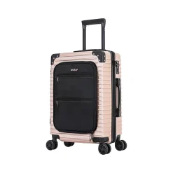 DUKAP Tour 20" Hardside Carry-On Suitcase, 4-Wheeled Spinner, TSA Checkpoint Friendly, (DKTOU00S-CHA)