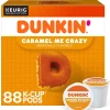 Keurig K-Cups<Dunkin' Caramel Me Crazy Coffee, Keurig K-Cup Pod, Medium Roast, 88/Carton (5000364900CT)