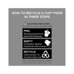 Keurig K-Cups<Dunkin' Milk Chocolate Hot Cocoa, Keurig K-Cup Pod, 22/Box, 4 Boxes/Carton (611247377215CT)