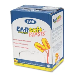 Ear Protection<3M E-A-R Soft Yellow Neon Blasts Soft Foam Earplugs, Corded, 33 dB, Yellow, 200/Box