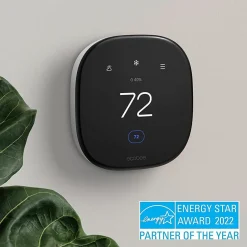 Smart Thermostats<ecobee Enhanced Smart Programmable Touch-Screen Wi-Fi Thermostat (EB-STATE6L-01)