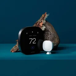 Smart Thermostats<ecobee Premium Smart Programmable Touch-Screen Thermostat, Smart Sensor Included (EB-STATE6-01)