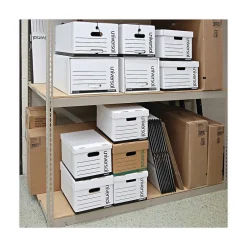 Universal Economy Boxes, 12 x 15 x 9 7/8, White, 10/Carton Sale