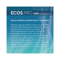 ECOS PRO Multi-Purpose Disinfectant & Sanitizer, Fresh Citrus Scent, 32 Fl. Oz. (PL9635/06)