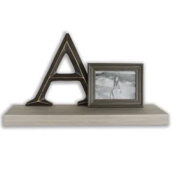 Hot Floating Single Wall Shelf, 24"W, Driftwood (0191903) Shelving