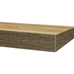 New MDF Mounted Shelf, 42", Rustic Wood (9602050E) Shelving