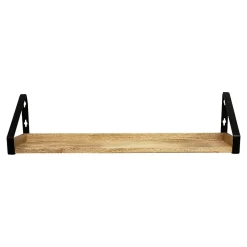 Online Shelving Wood Mounted Ledge, 24", Walnut (9602108E) Shelving