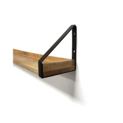 Discount Shelving Wood Mounted Ledge, 36", Walnut (9602110E) Shelving