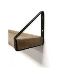 New Shelving Wood Mounted Ledge, 36", Driftwood (9602092E) Shelving