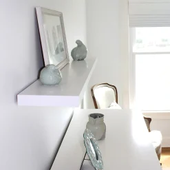 Hot Single Wall Shelf, 24'', White ( 0191828) Shelving