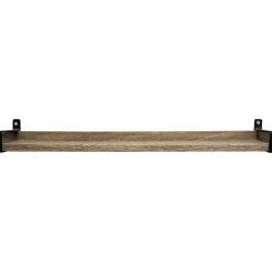 Online Wood Mounted Ledge, 24", Driftwood (9602084E) Shelving