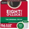 Keurig K-Cups<Eight O'Clock The Original Decaf Coffee, Keurig K-Cup Pod, Medium Roast, 96/Carton (6425CT)