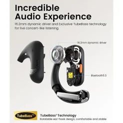 EKSATelecom S30 Bluetooth On-Ear Headset, Black (T-QM01-01)* Headsets