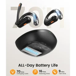 EKSATelecom S30 Bluetooth On-Ear Headset, Black (T-QM01-01)* Headsets