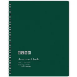 Online Elan Publishing Class Record Book, 36 Names (ELNR6080) Grade Books