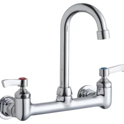 Sinks<Elkay Commercial Handwash Sink Kit, Stainless Steel, Single Bowl, Wall Hung, Buffed Satin (CHS1716C)