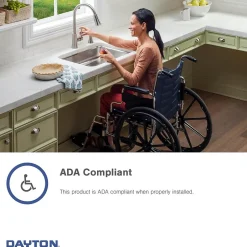 Sinks<Elkay Dayton Stainless Steel 33" x 19" x 6-7/16", Equal Double Bowl Top Mount Sink (D233193)