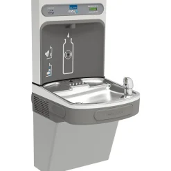 Drinking Fountains<Elkay EZH2O Bottle Filling Station with Single ADA Cooler, Filtered 8 GPH Light Gray (LZS8WSVRLK)