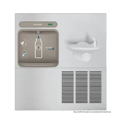 Drinking Fountains<Elkay EZH2O Bottle Filling Station for SwirlFlo Fountain, Stainless Steel (EZWS-ERPB8-RF)