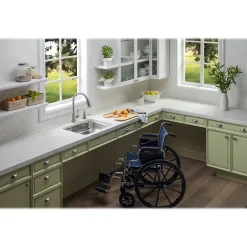 Sinks<Elkay Lustertone Classic Single-Bowl Undermount Sink, 18.25" x 23.5" x 4.38", Stainless Steel, Lustrous Satin (ELUHAD211545)