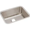 Sinks<Elkay Lustertone Classic Single-Bowl Undermount Sink, 18.25" x 23.5" x 12", Stainless Steel, Lustrous Satin (ELUH211512)