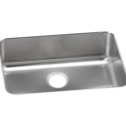 Sinks<Elkay Lustertone Stainless Steel 25-1/2" x 19-1/4" x 8", Single Bowl Undermount Sink (ELUH2317)