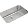Sinks<Elkay Lustertone Stainless Steel 30-1/2" x 18-1/2" x 10", Single Bowl Undermount Sink with Perfect Drain (ELUH281610PD)