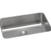 Sinks<Elkay Lustertone Stainless Steel 26-1/2" x 18-1/2" x 8", Single Bowl Undermount Sink with Perfect Drain (ELUH2416PD)