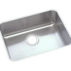 Sinks<Elkay Lustertone Stainless Steel 21-1/2" x 18-1/2" x 5-3/8", Single Bowl Undermount ADA Sink (ELUHAD191655)