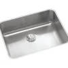 Sinks<Elkay Lustertone Stainless Steel 23-1/2" x 18-1/4" x 7-1/2", Single Bowl Undermount Sink with Perfect Drain (ELUH2115PD)