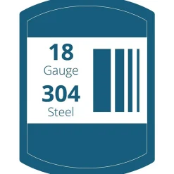 Sinks<Elkay Lustertone Stainless Steel 23-1/2" x 18-1/4" x 7-1/2", Single Bowl Undermount Sink with Perfect Drain (ELUH2115PD)