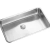 Sinks<Elkay Lustertone Stainless Steel 30-1/2" x 18-1/2" x 5-3/8", Single Bowl Undermount ADA Sink with Perfect Drain (ELUHAD281655PD)
