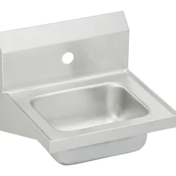 Sinks<Elkay Single Bowl Wall Hung Handwash Sink, Stainless Steel (CHS17161)