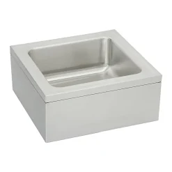 Sinks<Elkay Single-Bowl Floor-Mounted Kitchen Sink, 23" x 25" x 10", Stainless Steel, Buffed Satin (EFS2523C)